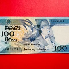 Portugal.  100 Escudos  1986     Pick 170   ( uncirculated )