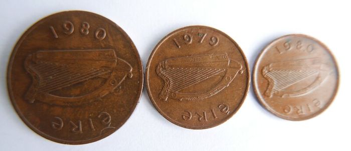 Vintage Irish Coins