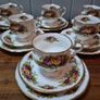Staffordshire English Garden Tea Set Image 2