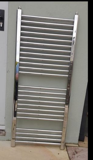 large chrome radiator