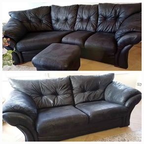 Like new 4 seater 3 seater Lebus Florida couch sofa and footstool
