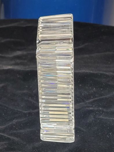 Waterford Crystal Mantel Clock Signed Crystal Only Broken Movement