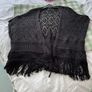 cardigan black lace kimono style cardigan primark black Image 6