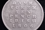 #984 - Ireland - 1806 - 10 Pence - Silver - Bank Token