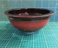 Louis Mulcahy Large Smoilin Design Fruit/Salad/Pasta Serving Bowl