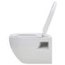 Wall-Hung Toilet Ceramic White Image 5