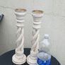Gorgeous Pair of XL Candle Sticks Image 2