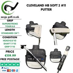 Cleveland HB Soft 2 #11 Putter / 34"