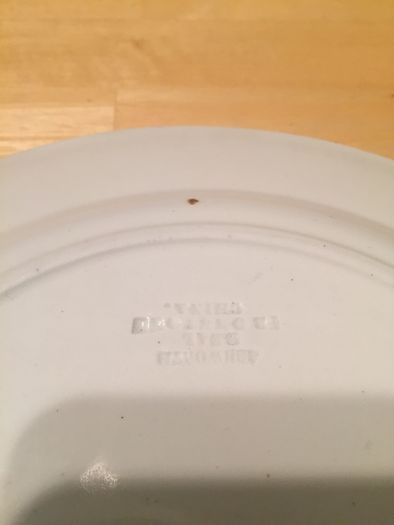 Rare Antique Ashworth Plate