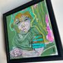 Framed Original Abstract Portrait of Baby Boy Toddler  Original Irish Art Image 9