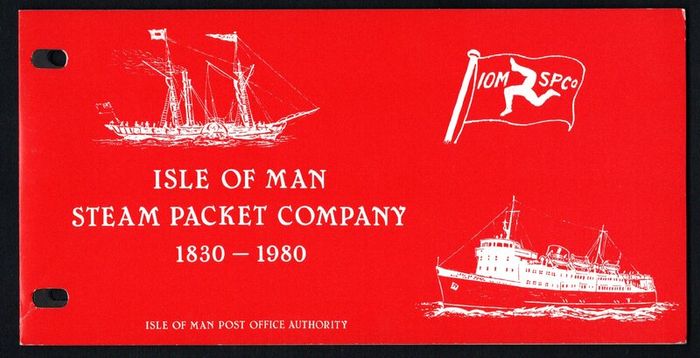 1980 Isle of Man 150th Anniversary of Isle of Man Steam Packet Company 1930-1980 Commemorative Stamp Presentation Pack
