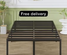 King Size Bed Frame 5ft With Rounded Corner Legs