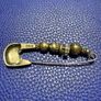 Designer Miglio Safety Pin Silver Brooch Image 4