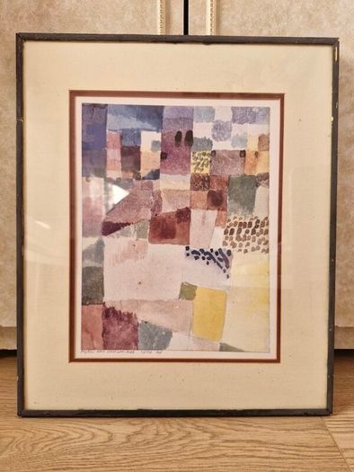 Paul Klee, Motiv aus Hammamet (1914) framed art print