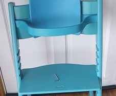 Stokke Tripp Trapp High Chair & Matching Baby Set Fjord Blue
