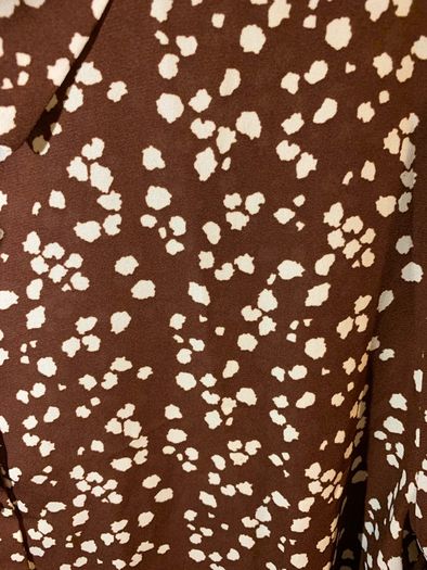 Long Sleeves Printed Button Up Top UK 16