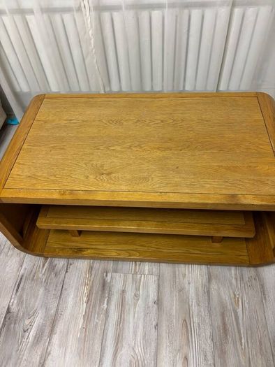TV stand and  coffee table -  solid oak