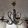 Modern 5 Arm Chrome Ceiling Light Chandelier Pendant Fitting Image 2