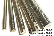 Steel Threaded Bar Mild Steel 4.8 1Metre