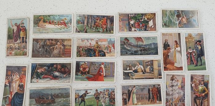 Vintage Cigarette Cards Historic Events by WD and HO WILLS