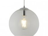 Clear Glass Pendant Light Ceiling Lights 25 cm Diameter