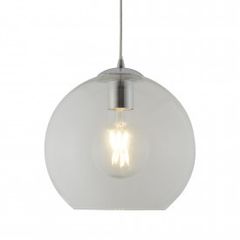 Clear Glass Pendant Light Ceiling Lights 25 cm Diameter