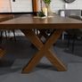 Chestnut Oak Dining Table, Like New Image 2