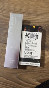 Kojic soap and dr g peptied serum