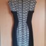 Black & White Bodycon Dress Image 3