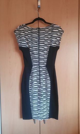 Black & White Bodycon Dress