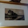 Large Antique Framed Landscape 'The Silvery Morn' Image 8
