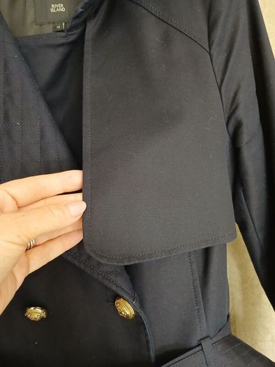 River island trench coat pristine condition