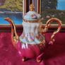 Vintage15 Piece Gloria Fine Porcelain Heavy Gold Gildings Coffee Set For 6 Person Setting Made In West Germany Image 6