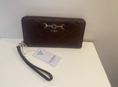 New GUESS Large Zipped Wristlet Purse/Wallet