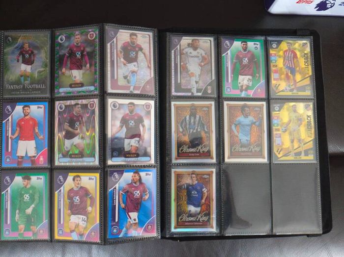 Football Cards Golden ballers limited Editions Topps chrome Merlin & Many more