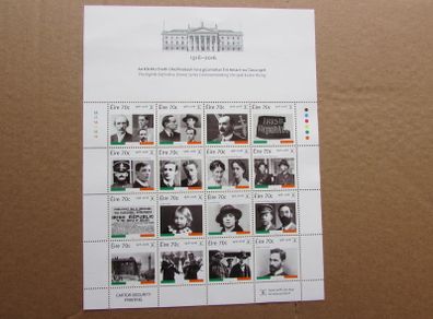 Ireland.1916-2016.Sheet, Easter Rising Centenary.MNH.