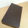 Brown leather french tea organiser Image 5