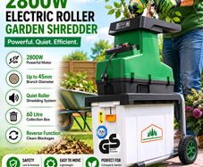 Quiet Shredder 3100 W Max. 45 mm Branch Thickness Electric 60 L Collection