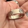 White gold Cartier Love Ring Image 6