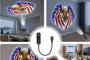 American Flag Eagle Projector USB