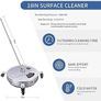 13" Pressure Washer Surface Cleaner with 4 Wheels, Stainless Steel Housing & 1/4" Quick Connector, Power Washer Attachment with 2 Extension Wands, 2 Replacement Nozzles, 4000 PSI (13inch) Image 2