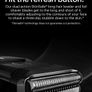 MANSCAPED The Handyman Compact Face Shaver  Portable Mens Travel Facial Hair Groomer USB C Rechargeable Electric Razor Waterproof Cordless Dual Action SkinSafe Long Hair Leveler  Foil Blades Image 7