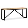 Bench Solid Mango Wood 110x35x45 cm Image 4
