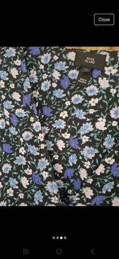 River Island Floral Midi dress Size 14