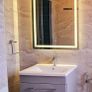 LED Mirrors Bathroom Makeup Cosmetic Ensuite Vanity Bluetooth Demister Antifog Dual LED Image 6