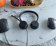 Computer Accessories Bundle Jabra Headset and 2 Mice