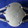 Vintage Sterling Silver 925 Onyx Bracelet Length 7.5" - 13,8g Image 7