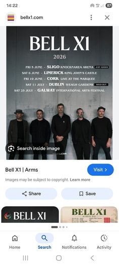 BellX1 tickets