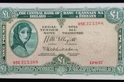 Ireland | 1957 | 1 Pound | P.57d | 95 E 375388 | aUNC/UNC