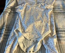 Girls new-sleeping suit  & new vest 9/12 mths